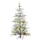 6ft. Pre-Lit Fresh Cut Fir Artificial Natural Christmas Tree, Color Changing LED Lights